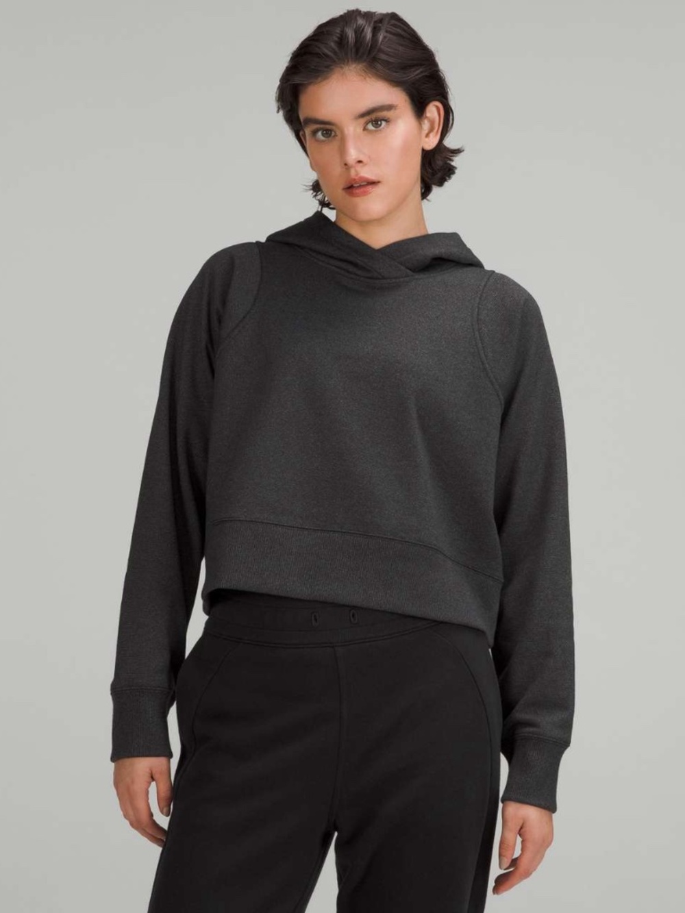 Brand New Lululemon "Loungeful Cropped Hoodie *Spark" Size 4